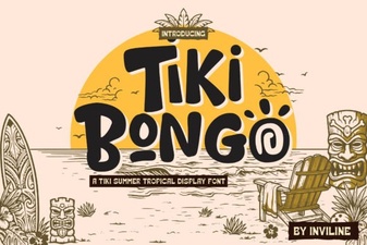 Tiki Bongo Font: Bold Tropical Design for Creative Projects