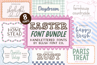 Easter Bundle Font for Creative Designs and Projects