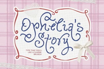 Ophelia Story Font: Elegant Typography for Creative Projects