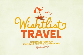 Wishlist Travel Font for Creative Journey Design