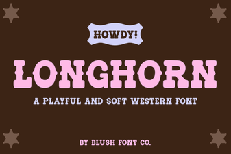Longhorn Western Font for Bold Design Projects