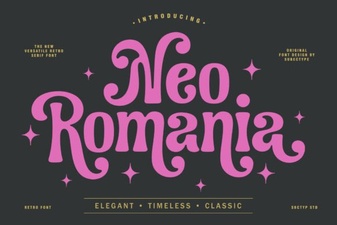 Neo Romania Font: Elegant Typography for Modern Design Projects